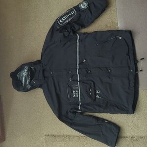 Vintage Bogner Ski Parka.  Men's 42. Black.